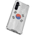 South Korean Flag Distressed Galaxy S23 FE Clear Case